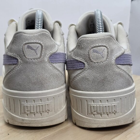 Women's Size 9.5 - Puma WMNS Karmen 2 Platform Nu Warm White Grey 406592-02 - Picture 6 of 9